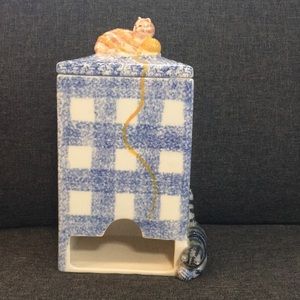 Indigo Gate for Silvestri vintage cat matchbox holder.
